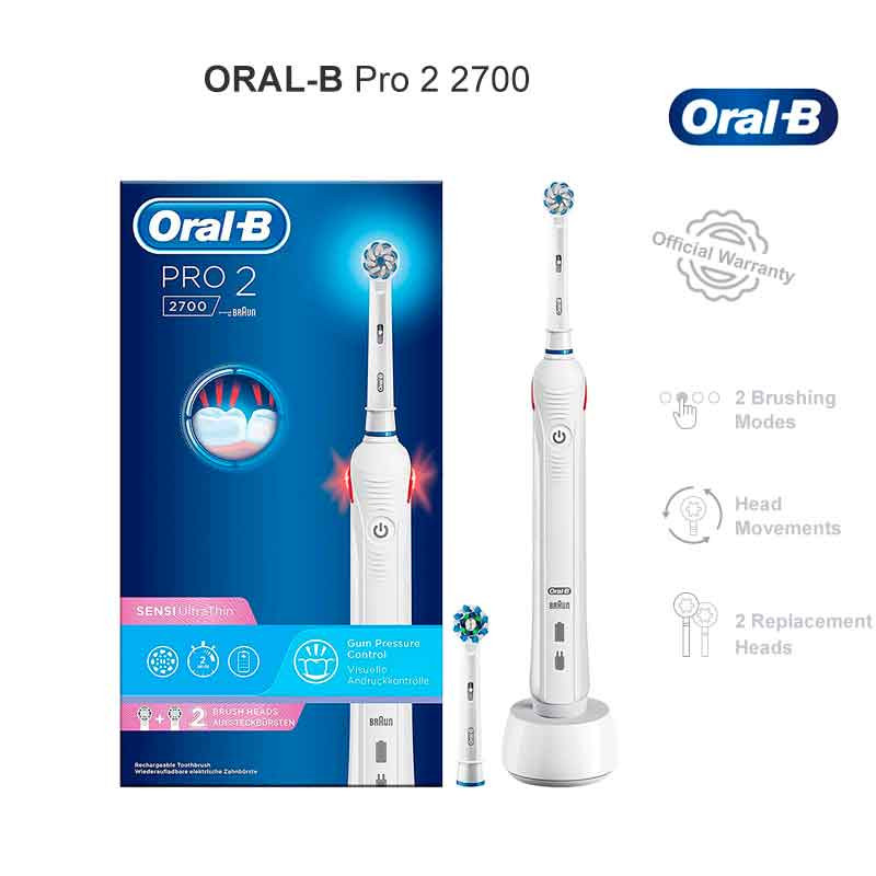 Oral-B Cepillo eléctrico Pack duplo Limpieza Profesional 1, Envío 48/72  horas