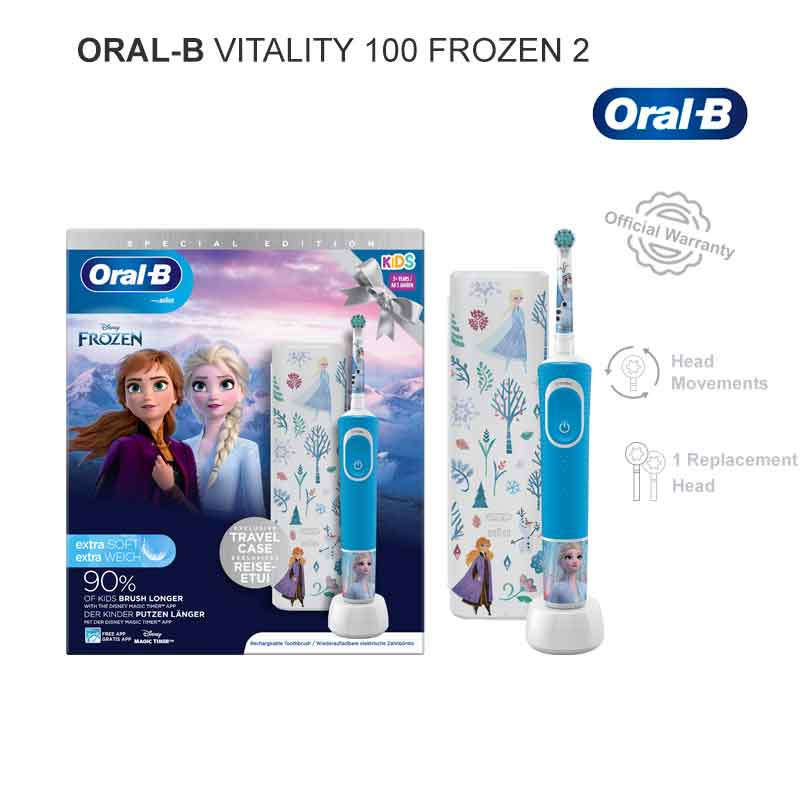 ✓ Comprar Cepillo Eléctrico Infantil Frozen II Oral B