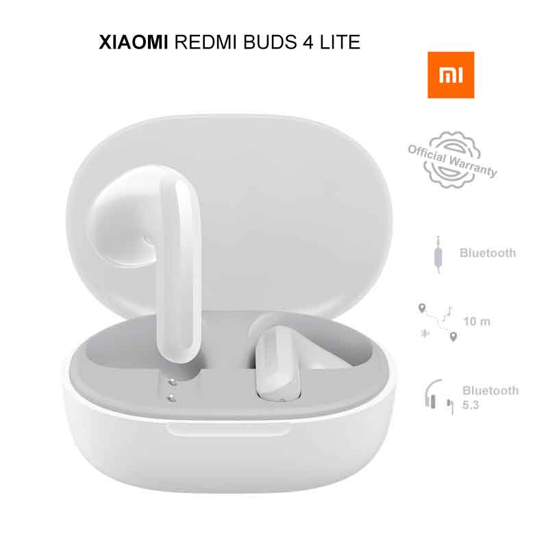 Audífono Bluetooth Xiaomi Redmi Buds 4 Blanco